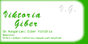 viktoria giber business card